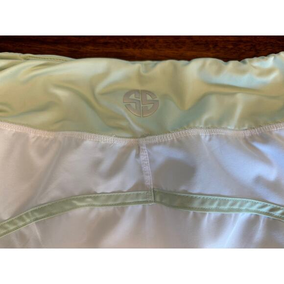 Simply Southern Tennis Golf Pickleball Skort Skirt Mint White Large Sporty - Picture 3 of 6
